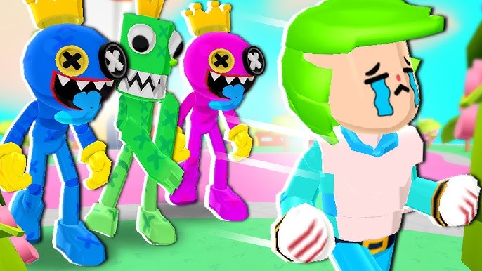 OS RAINBOW FRIENDS INVADIRAM O PK XD !!! 