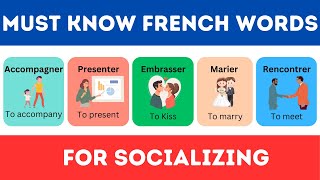 20 Must Know French Word for Socializing! With Examples | #learnfrench