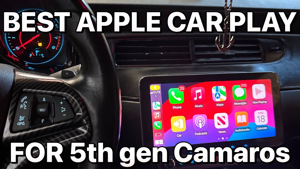 THE BEST APPLE CAR PLAY UNIT FOR 5th gen CAMAROS (2010-15 ) V6 AND V8