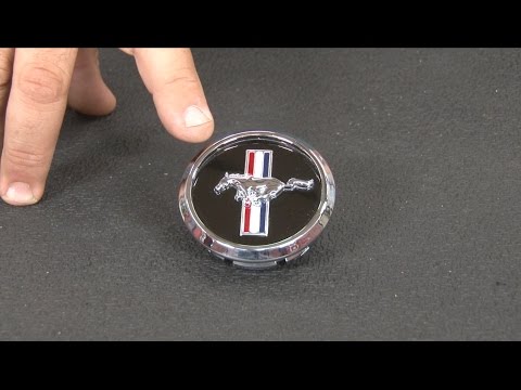 Mustang Ford Wheel Center Cap With Tri-Bar Running Horse Logo 2-1/2" 2005-2014 - Mustang Ford Wheel Center Cap With Tri-Bar Running Horse Logo 2-1/2" 2005-2014