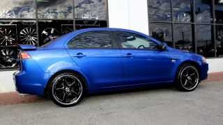 Mitsubishi Lancer custom rims 19 inch Vertini Drift Mag Wheels