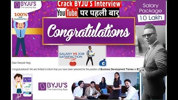 ✔️ My Byjus BDA Complete Interview Process