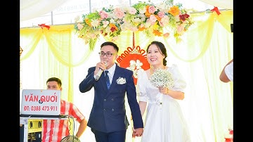 chú rễ hát "ánh nắng của anh" siêu tình cảm tặng cô dâu trong tiệc VuQuy 😁 | Nguyễn Diệu & Tấn Tài