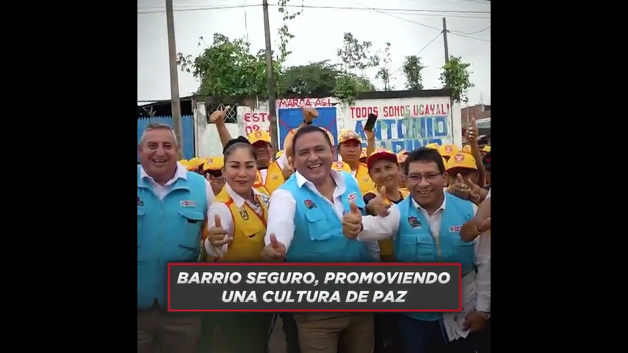 LANZAMIENTO BARRIO SEGURO "LAS PALMERAS" - CORONEL PORTILLO / UCAYALI