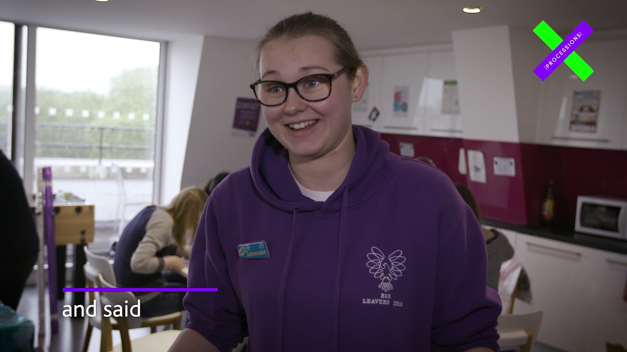 PROCESSIONS 2018 – Meaning behind the banner with Sadie Williams and Girlguiding - YouTube