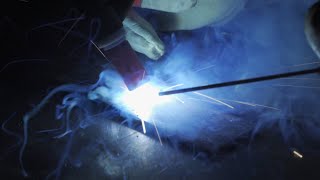 What will happens if polarity is reversed? TIG welding.