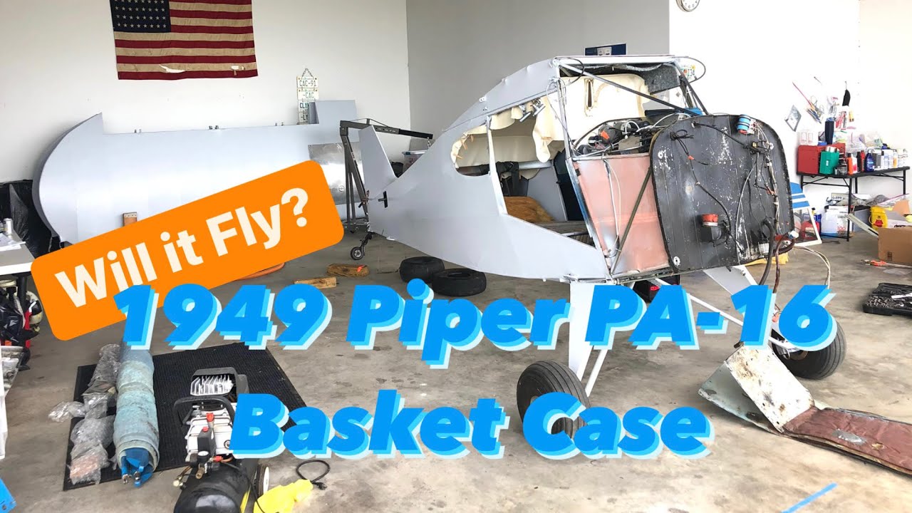 Piper Rountree Case Will it Fly? 1949 Piper Clipper Basket Case - YouTube