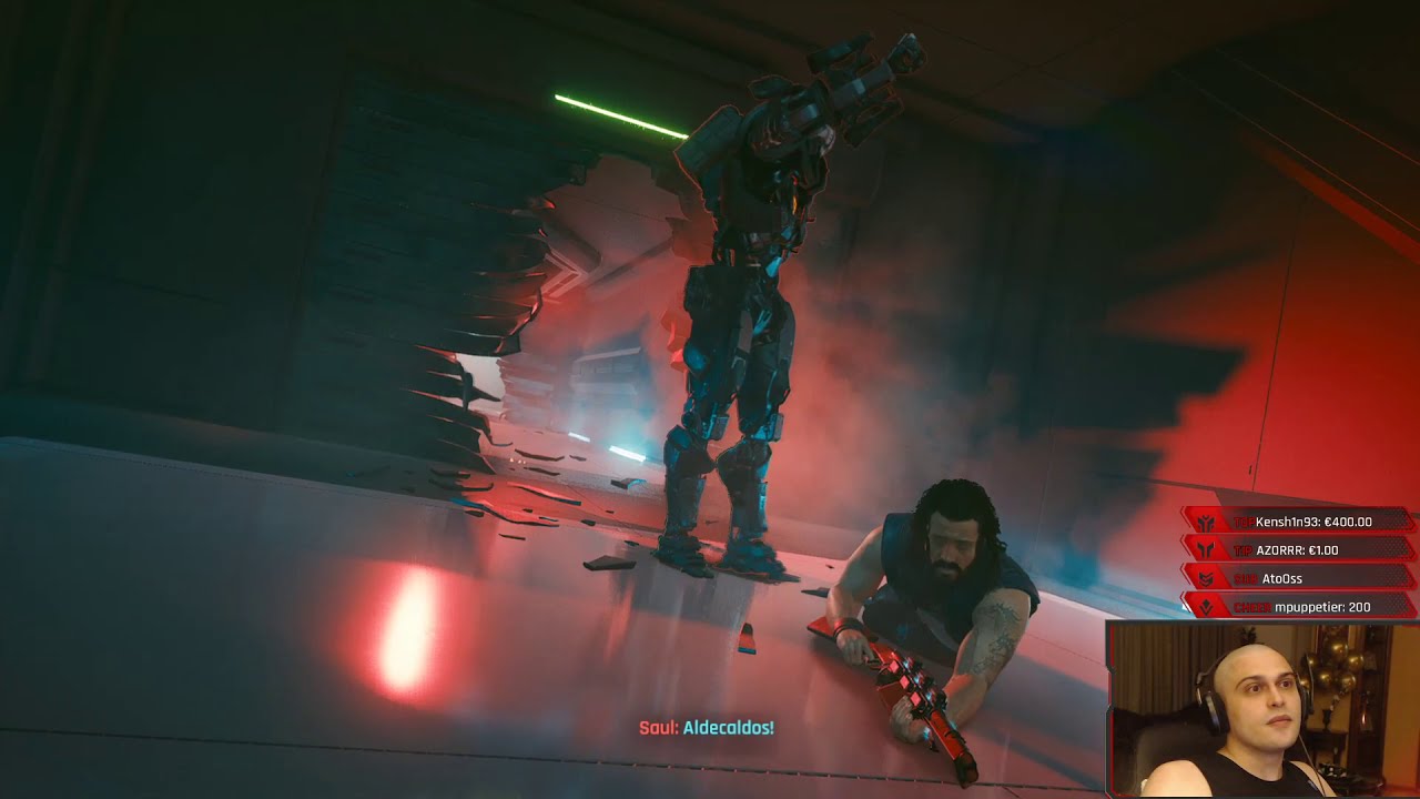 Cyberpunk 2077 - Adam Smasher Final Boss Fight - With Panam and Saul - Very Hard Difficulty [PC]