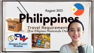 In 6 Minutes: August 2022 Philippines Travel Requirements For Filipinos Dee M.