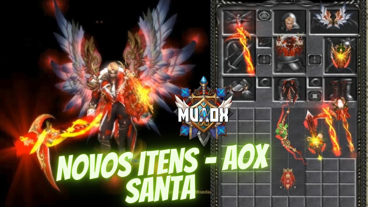 NOVA PROMOÇÃO MUAOX MMORPG NOVO VERSÃO 97D ITENS AOX-SANTA ️ - YouTube