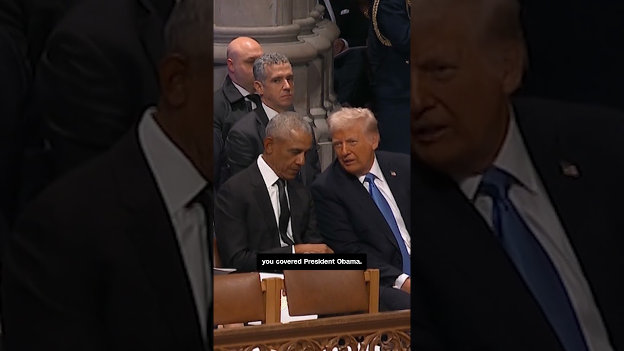 Trump, Obama, Pence meet at Carter's Funeral