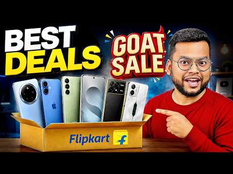 Flipkart GOAT Sale Best Smartphone Deals🔥🔥 iPhone, vivo, Pixel, Moto, Redmi | GOAT SALE Flipkart