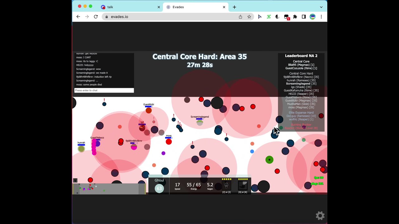 The CCH experience | evades.io