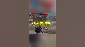 ✅MIC GLITCH SOLUTION✅#shortsfeed #short #shorts #bgmi #pubg #tricks