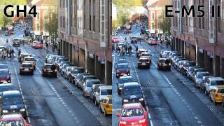 Video quality comparison, GH4 vs E-M5 II