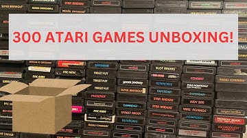 Huge Atari Game Lot Unboxing