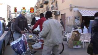 Palermo, sgomberato mercatino dell'usato a Ballarò