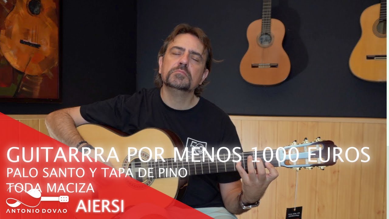 GUITARRA PALO SANTO MACIZO Y PINO. GENIAL