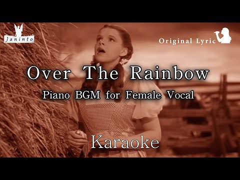 Video Somewhere Over The Rainbow(Original Lyric,Ab Major,... - youtube