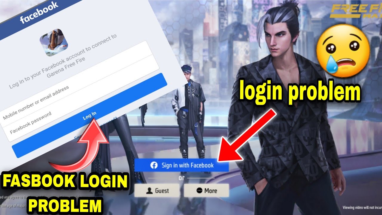 😥 Free Fire Facebook Login Problem