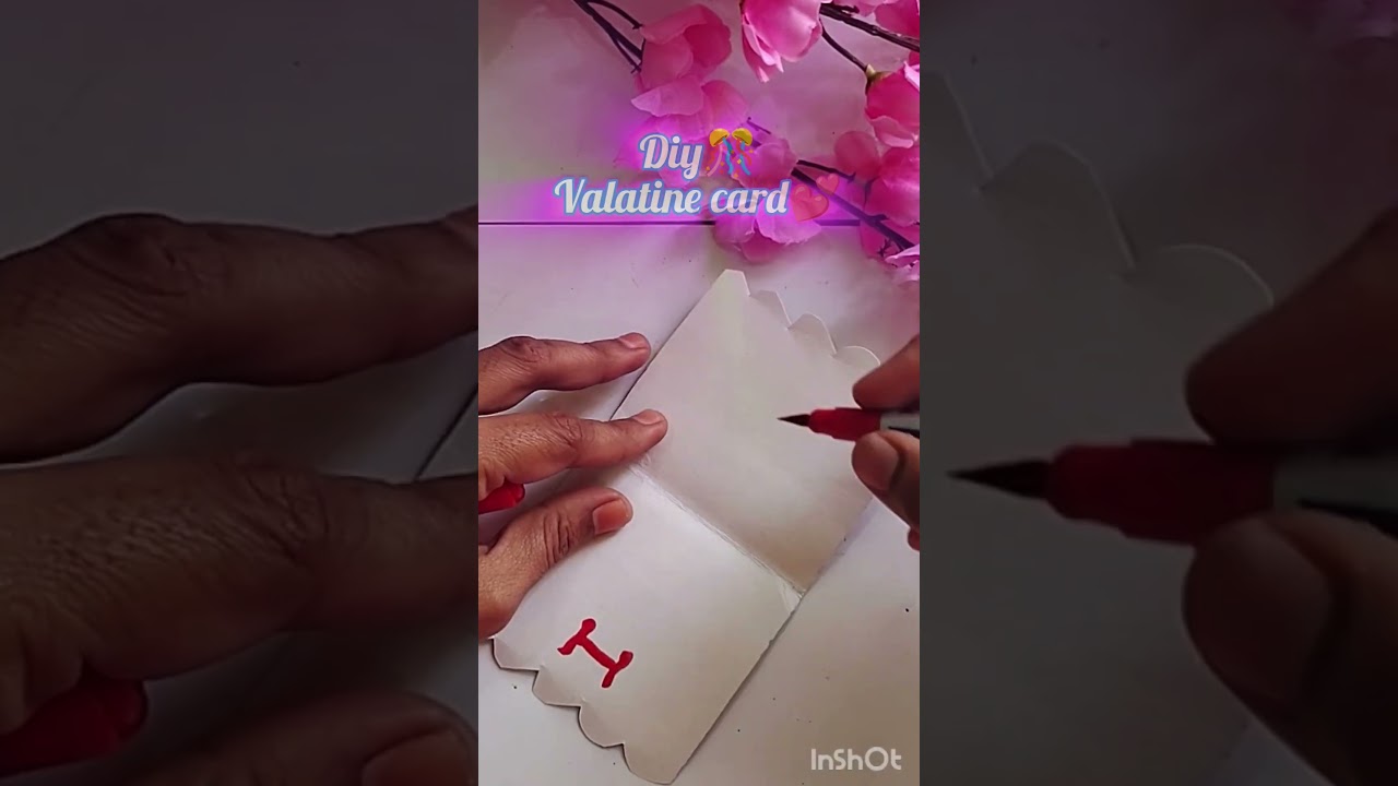 Diy valentine card making tutorial