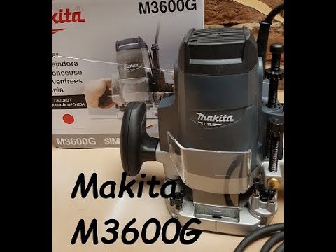 Unboxing Makita M3600g de 1650W Router Fresadora