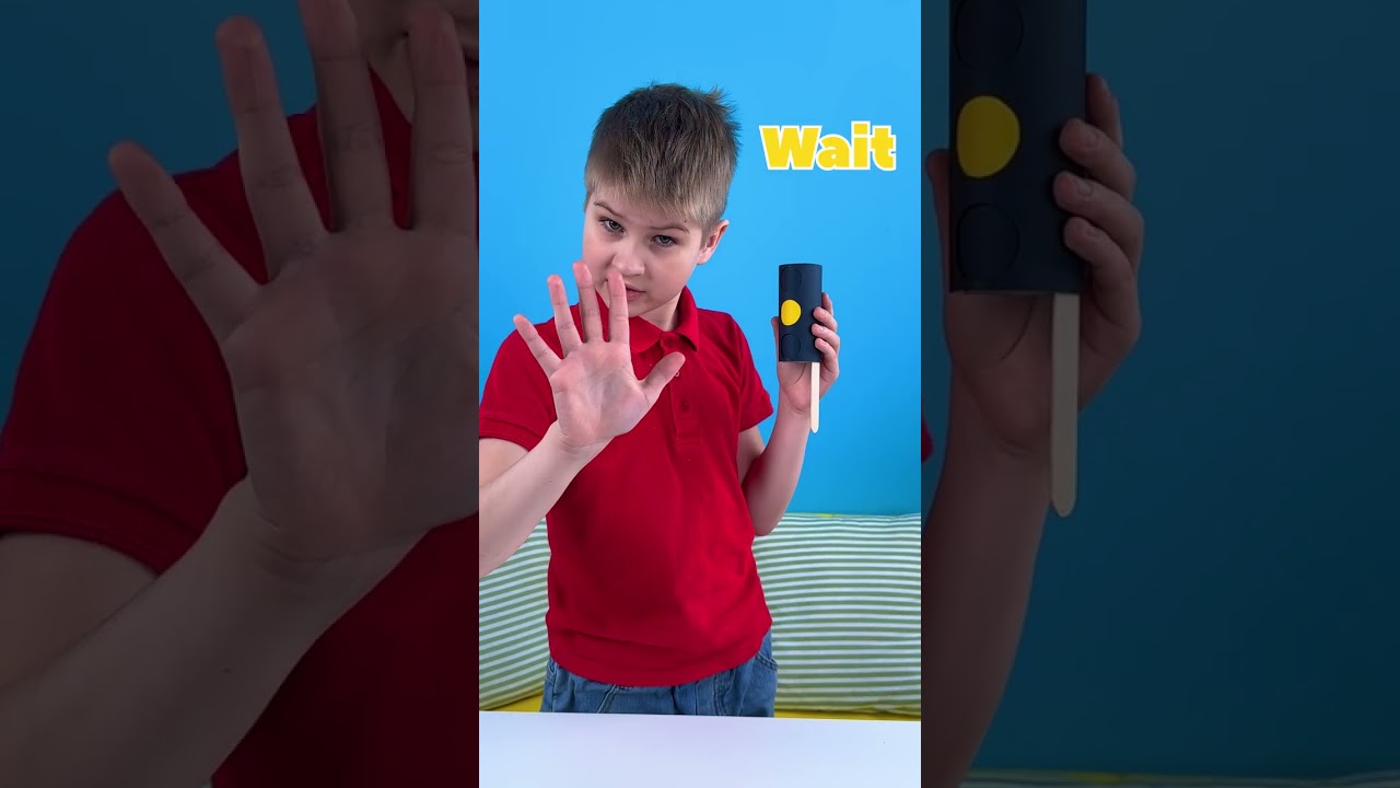 Learn Traffic Rules with Me! 🚦👣 Safety Tips for Kids #shorts #learn