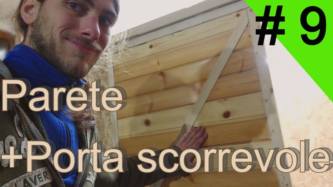 Costruire una Casa Container DIY# 9 Parete divisoria con porta scorrevole