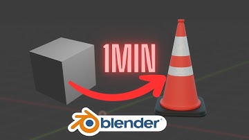 Create a Traffic Cone in 1 Minute in Blender