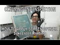Screen printing 021  how to apply screen opener  cleaning and inspection  screen clogging  diy