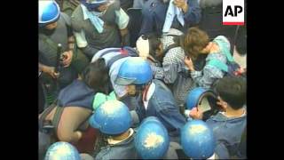 South Korea - Police storm university
