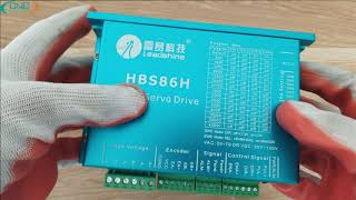 Bộ hybrid servo 4 Nm leadshine động cơ 86HBM40 và Driver HBS86H - HÙNG