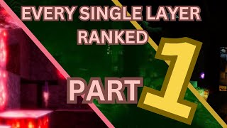 EVERY SINGLE LAYER in The Celestial Caverns ranked! Part 1