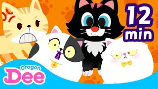 Who loves Kittens?! 🐱｜Cute Baby Cat Compilation 🐾｜Dragon Dee Song and Game for kids