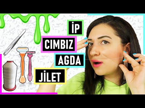 YÜZ TÜYLERİ NASIL ALINIR 🙄 & (Ağda,Cımbız,İp Yöntemi)