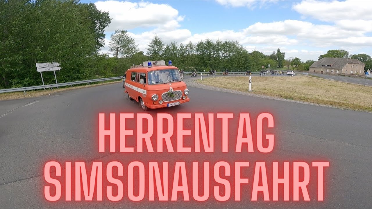 Simson Ausfahrt am Vatertag 18.05.2023 in Bad Freienwalde | German East Driver