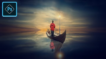 Sunset Reflection - Photoshop Manipulation Tutorial Compositing | photoshop manipulation