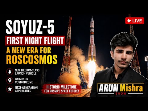 Soyuz-5 takes off in the dark of night 🚀 Russia's next-gen space power is ready! #Soyuz5 #viralvideo