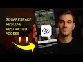 How To Resolve Restricted Access On Squarespace Business 2026 (QUICK FIX)