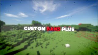 Custom Bans Plus v3.2.8 Spigot Plugin Showcase