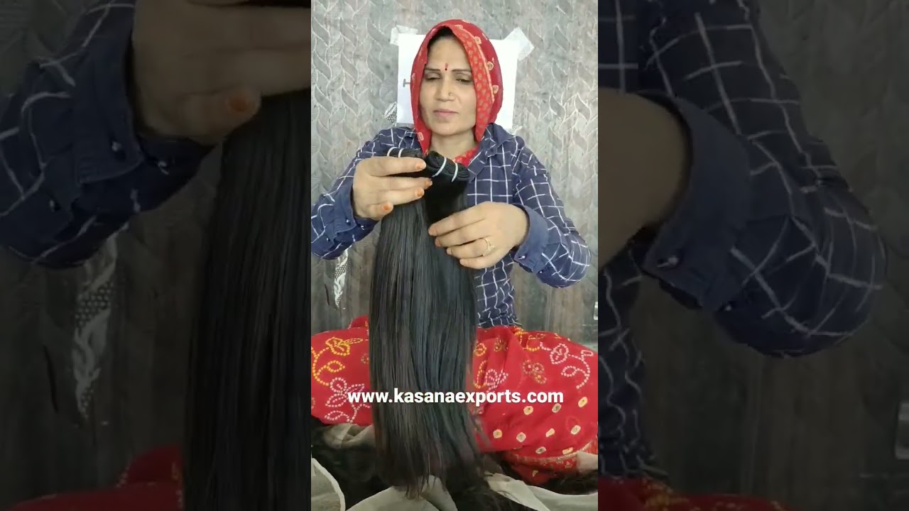 100% natural raw hair factory from India...our website - www.kasanaexports.com