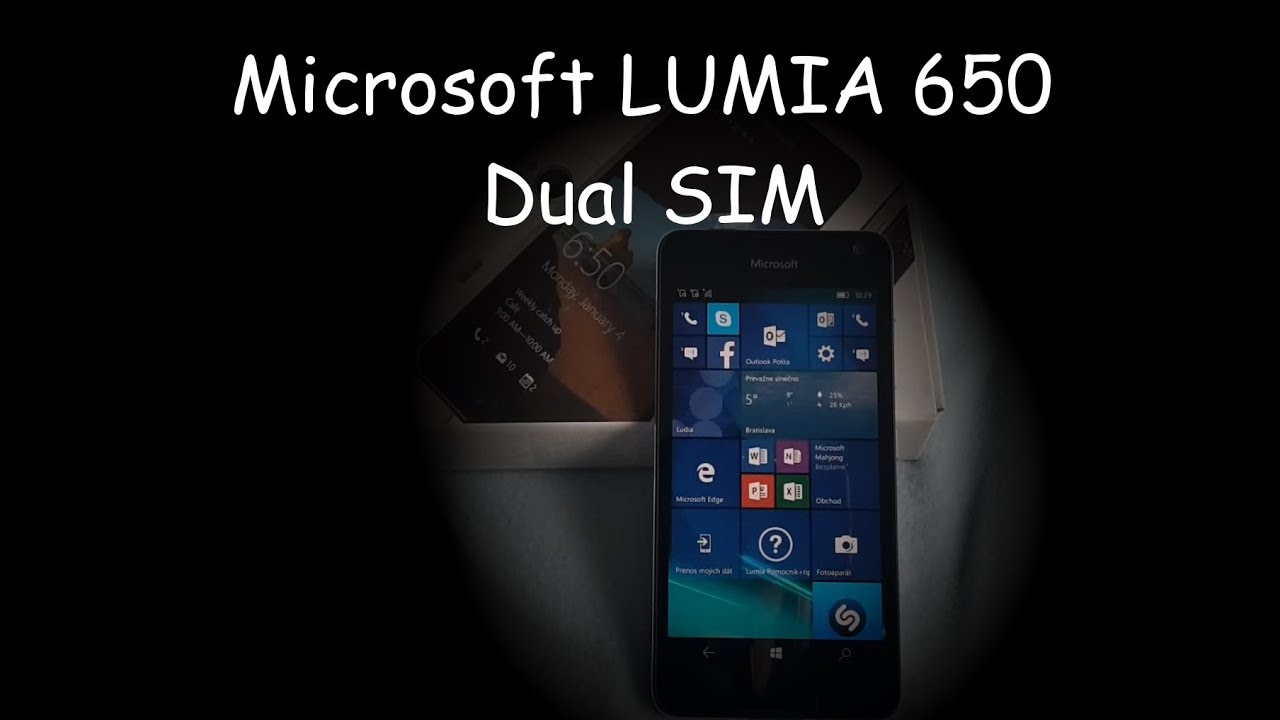 Microsoft Lumia 650 DUAL SIM (recenzia) - YouTube