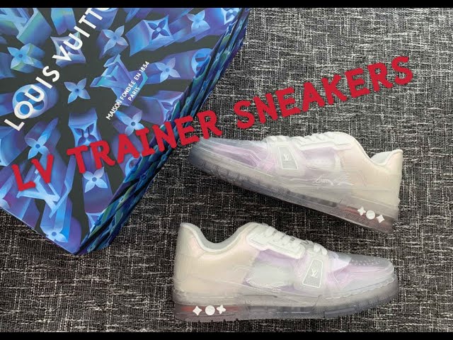 Clear Pink Louis Vuitton Trainers ! Unboxing, Sizing, and are they really  CLEAR? 