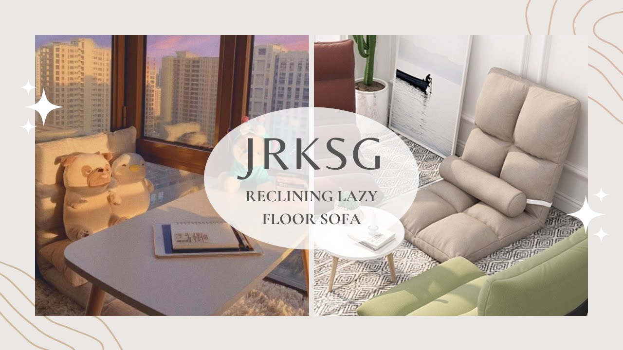 JRKSG Reclining Lazy Floor Sofa/ Foldable Space-Saving Chair / Singapore Seller