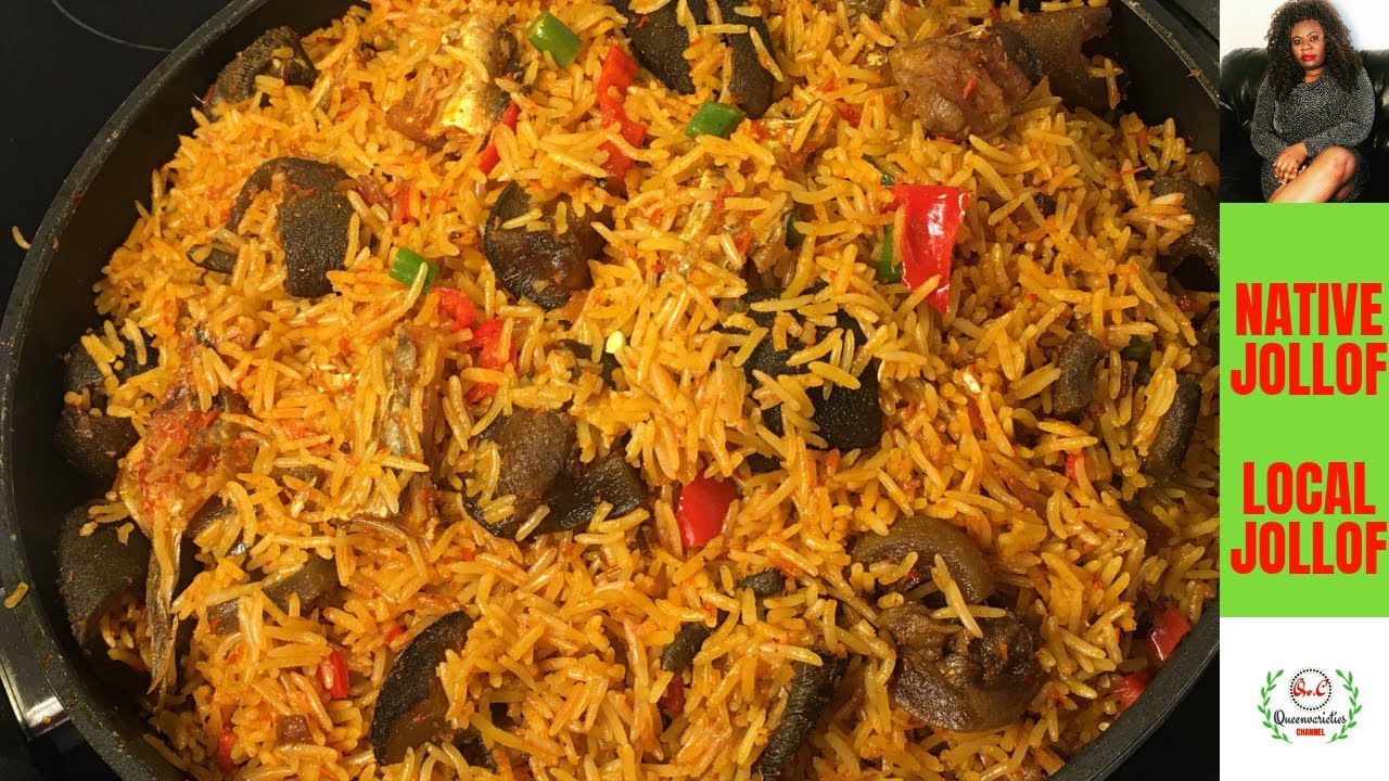 Mouthwatery NATIVE Jollof RICE RECIPE NIGERIAN NATIVE JOLLOF RICE