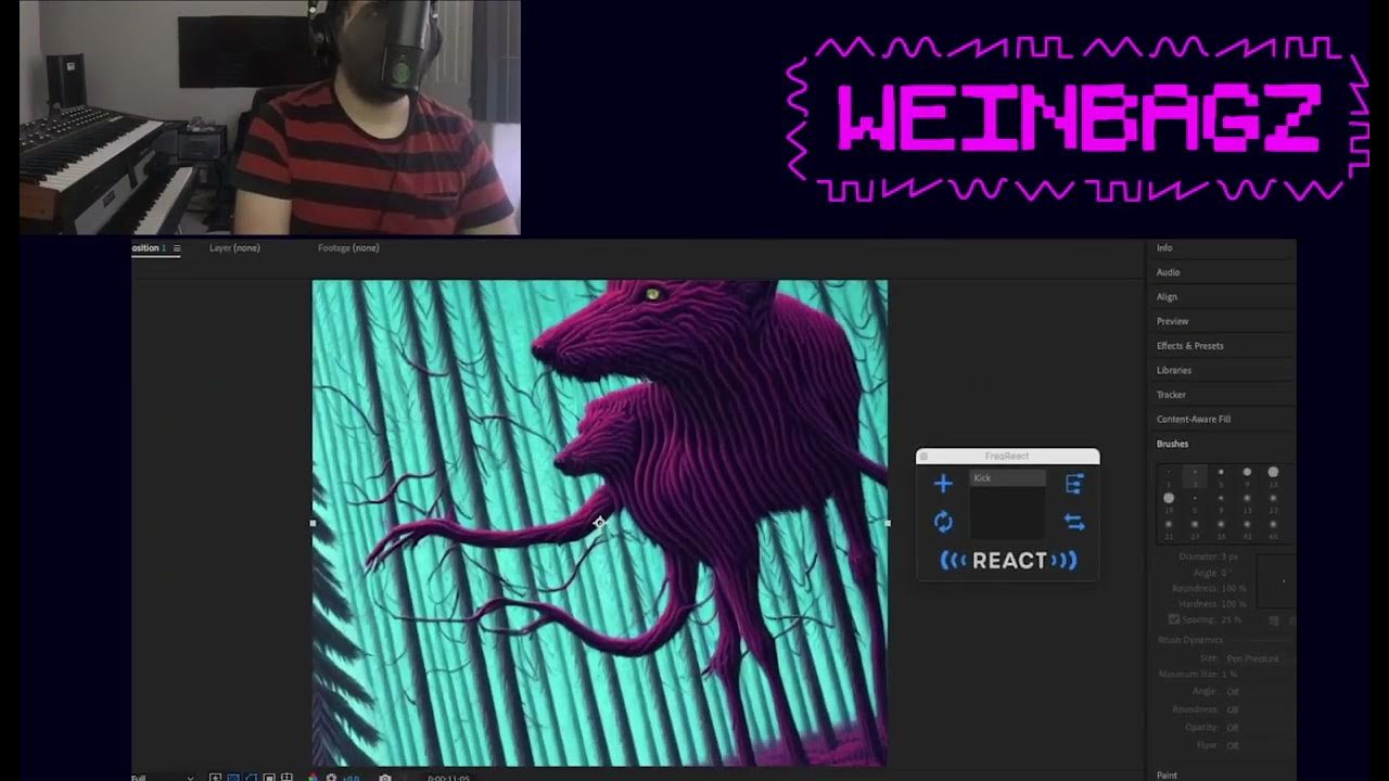 How I make AI audio reactive animations 