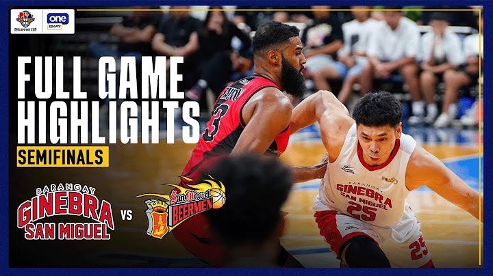 SAN MIGUEL vs GINEBRA | FULL GAME HIGHLIGHTS | SEMIFINAL G1 | PBA SEASON 49 PHILIPPINE CUP | JUNE 25