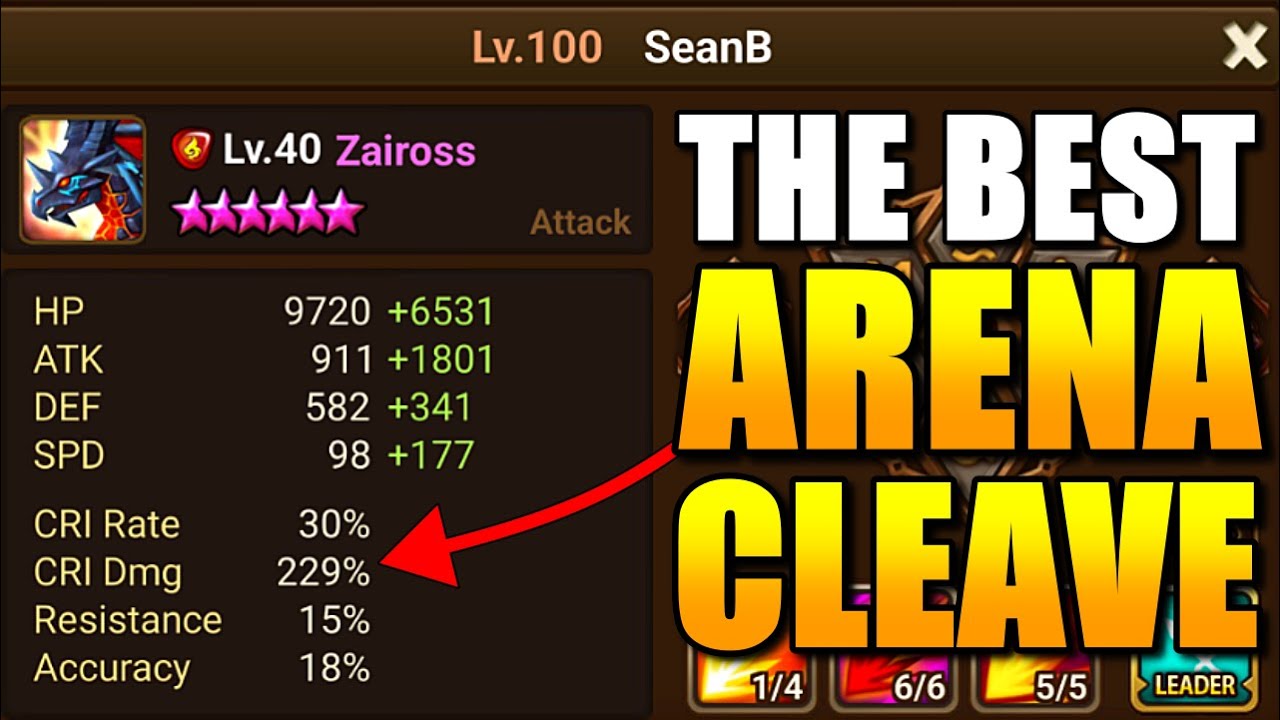 Buffed ZAIROSS Has Changed Everything For Me In Arena | Summoners War