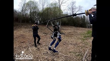 Bipedal Robot Cassie Blue Goes on a Field Trip (part b)