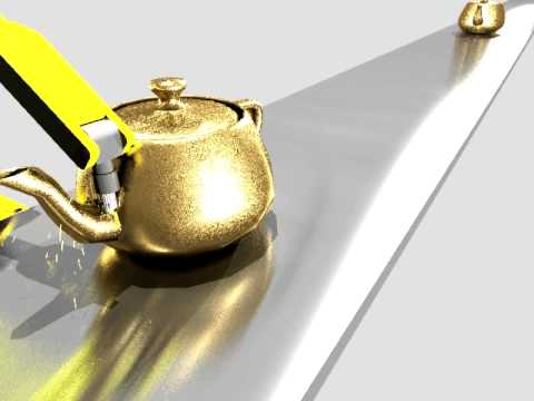 [E128] Robot Welding a Teapot